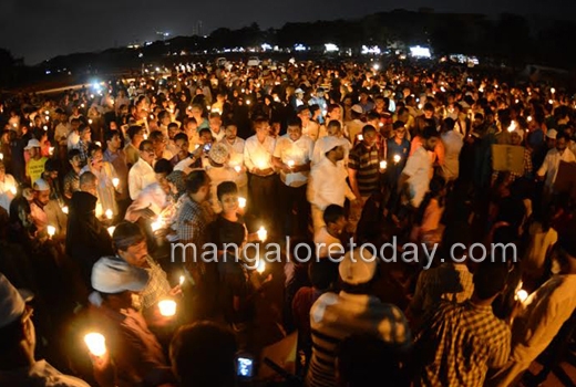 candles in hundreds for victim of Ullal sex attack 1
